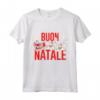Buon Natale Pigiama Xmas - Maglietta con Babbo Natale e Renne - Regalo divertente per la Vigilia di Natale