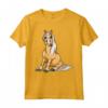 Carino Haflinger Horses Girl T-Shirt divertente Comic Equitazione Maglietta - Regalo di Compleanno per Ragazze e Donne Appassionate di Cavalli