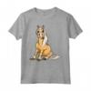 Carino Haflinger Horses Girl T-Shirt divertente Comic Equitazione Maglietta - Regalo di Compleanno per Ragazze e Donne Appassionate di Cavalli