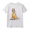 Carino Haflinger Horses Girl T-Shirt divertente Comic Equitazione Maglietta - Regalo di Compleanno per Ragazze e Donne Appassionate di Cavalli