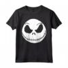 HapTiger The Nightmare Before Christmas Jack Skellington Face Maglietta - Officially Licensed Apparel for Fans