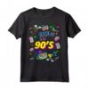 Retro Back To 90's Novelty Graphic T-Shirts & Cool Designs - Vintage 90's Era Tee for Men, Women, Kids - Summer Vibes Beach Party Shirt