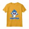 Bambino Mattia Lo Squalo - Maglietta con Nome di Battesimo Personalizzato per Ragazzi - Ideale come Regalo per Figli o Nipoti