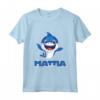 Bambino Mattia Lo Squalo - Maglietta con Nome di Battesimo Personalizzato per Ragazzi - Ideale come Regalo per Figli o Nipoti