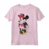 HapTiger Mickey And Friends Minnie Vintage Shy Portrait Maglietta - Official Disney Licensed Apparel 19DNMC00066A-001