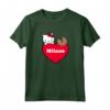 Hello Kitty ama Milano Maglietta - Licenza Ufficiale HapTiger - Ideale per Appassionati di Hello Kitty a Milano