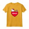 Hello Kitty ama Milano Maglietta - Licenza Ufficiale HapTiger - Ideale per Appassionati di Hello Kitty a Milano