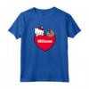 Hello Kitty ama Milano Maglietta - Licenza Ufficiale HapTiger - Ideale per Appassionati di Hello Kitty a Milano