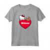 Hello Kitty ama Milano Maglietta - Licenza Ufficiale HapTiger - Ideale per Appassionati di Hello Kitty a Milano