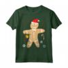 Costume da Omino di Pan di Zenzero per Albero di Natale - Maglietta Vintage divertente per Natale e Capodanno - Idea Regalo Umoristica