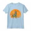 Dinosauro Zombie Costume Halloween Trex - Maglietta Originale per Uomini, Donne e Bambini - Ideale per Festeggiare Halloween con Stile