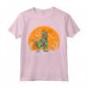 Dinosauro Zombie Costume Halloween Trex - Maglietta Originale per Uomini, Donne e Bambini - Ideale per Festeggiare Halloween con Stile