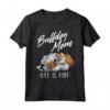 Divertente Bulldog Inglese Regalo Abbigliamento Mamma Maglietta - Vita di Mamma Bulldog - Ideale per San Valentino o Compleanno