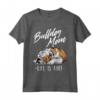 Divertente Bulldog Inglese Regalo Abbigliamento Mamma Maglietta - Vita di Mamma Bulldog - Ideale per San Valentino o Compleanno