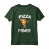 Pizza Power T-Shirt Divertente con Scritta - Ideale per gli Amanti della Pizza - Novità Cibo Italiano