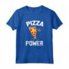 Pizza Power T-Shirt Divertente con Scritta - Ideale per gli Amanti della Pizza - Novità Cibo Italiano