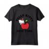Maglietta Hello Kitty New York Apple - Licenza Ufficiale HapTiger - Ideale per Appassionati di New York