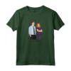 HapTiger Jim & Pam Illustrati Maglietta - Merchandising Ufficiale The Office - Licenza Ripple Junction