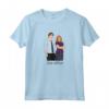 HapTiger Jim & Pam Illustrati Maglietta - Merchandising Ufficiale The Office - Licenza Ripple Junction