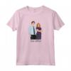 HapTiger Jim & Pam Illustrati Maglietta - Merchandising Ufficiale The Office - Licenza Ripple Junction