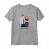 HapTiger Jim & Pam Illustrati Maglietta - Merchandising Ufficiale The Office - Licenza Ripple Junction