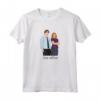 HapTiger Jim & Pam Illustrati Maglietta - Merchandising Ufficiale The Office - Licenza Ripple Junction