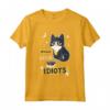 Divertente Amante dei Gatti - Sono Intollerante al Lattosio e Idiota Maglietta - Regalo Unico per Adulti e Bambini - Ideale per Natale o Compleanno