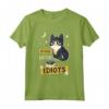 Divertente Amante dei Gatti - Sono Intollerante al Lattosio e Idiota Maglietta - Regalo Unico per Adulti e Bambini - Ideale per Natale o Compleanno