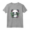 Panda Bear - Maglietta per Ragazze Amanti dei Panda - Design Carino con Bambù