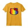 Hello Kitty Pride - Arcobaleno Maglietta con Licenza Ufficiale HapTiger - Ideale per Appassionati