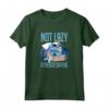 HapTiger Lilo & Stitch Not Lazy #Energy Saving Portrait Maglietta - Official Licensed Apparel for Disney Fans