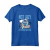 HapTiger Lilo & Stitch Not Lazy #Energy Saving Portrait Maglietta - Official Licensed Apparel for Disney Fans