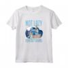 HapTiger Lilo & Stitch Not Lazy #Energy Saving Portrait Maglietta - Official Licensed Apparel for Disney Fans
