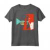 Maglietta vintage anni '70 - Musicista Jazz Tromba - Camicia retrò per Amanti del Jazz