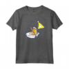 Gudetama Sailor Capitano Maglietta - Licenza Ufficiale HapTiger - Ideale per Appassionati di Gudetama
