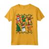 Dabbing Babbo Natale Elfo Renna Dab Xmas PJs Maglietta per Bambini - Idea Regalo per Natale con Pigiama Natalizio Divertente