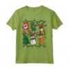 Dabbing Babbo Natale Elfo Renna Dab Xmas PJs Maglietta per Bambini - Idea Regalo per Natale con Pigiama Natalizio Divertente