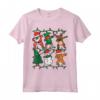 Dabbing Babbo Natale Elfo Renna Dab Xmas PJs Maglietta per Bambini - Idea Regalo per Natale con Pigiama Natalizio Divertente