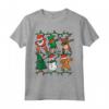 Dabbing Babbo Natale Elfo Renna Dab Xmas PJs Maglietta per Bambini - Idea Regalo per Natale con Pigiama Natalizio Divertente