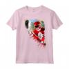 HapTiger Foto Red Ranger Kick Maglietta - Design con Licenza Ufficiale per Collezionisti e Fan di Supereroi