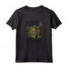 HapTiger Pizza Forever Group Maglietta - Officially Licensed Nickelodeon Retro Cartoon Apparel - Ninja Turtles Karate Tee