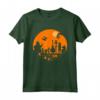 HapTiger The Nightmare Before Christmas Halloween Silhouette Maglietta - Official Merchandise for Men, Women, Boys, and Girls