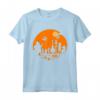 HapTiger The Nightmare Before Christmas Halloween Silhouette Maglietta - Official Merchandise for Men, Women, Boys, and Girls