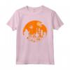 HapTiger The Nightmare Before Christmas Halloween Silhouette Maglietta - Official Merchandise for Men, Women, Boys, and Girls