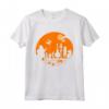 HapTiger The Nightmare Before Christmas Halloween Silhouette Maglietta - Official Merchandise for Men, Women, Boys, and Girls