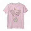 HapTiger Dumbo Ball Balancing Portrait Maglietta - Officially Licensed Apparel for Disney Fans - Fly High with Dumbo