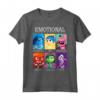 HapTiger Pixar Inside Out Emotions Yearbook Group Maglietta - Officially Licensed Apparel for Inside Out Fans
