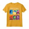 HapTiger Pixar Inside Out Emotions Yearbook Group Maglietta - Officially Licensed Apparel for Inside Out Fans