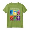 HapTiger Pixar Inside Out Emotions Yearbook Group Maglietta - Officially Licensed Apparel for Inside Out Fans
