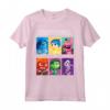 HapTiger Pixar Inside Out Emotions Yearbook Group Maglietta - Officially Licensed Apparel for Inside Out Fans
